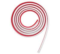 Yardenfun Moulure Autocollante Flexible Quart de Rond PVC Blanche 3 Mètres pour Finitions d'Angles Sols Escaliers et Protection Décorative Intérieure