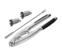 Yardenfun Multifunctional Stainless Steel Nutcracker Tool Set For Walnuts Macadamia Chestnuts Easy Use Nut Opener For Hard Shelled Nuts