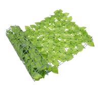 Yardenfun Mur Simulé de Plantes Vertes 0,5x1 M pour Balcon et Jardin, Clôture Artificielle à Feuilles Vertes Résistante aux Intempéries, Décoration Murale Naturelle et Aérée