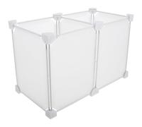 Yardenfun Organisateur de Congélateur avec Séparateurs Plastique Robuste Bac de Rangement pour Réfrigérateur et Congélateur Coffre Compartiment Diviseur pour Cuisine et Maison Compartiments