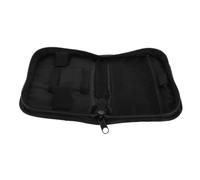 Yardenfun Organiseur Portable pour Appareil de Mesure Glycémie en Polyester avec Paquet Compressible Noir, Facile à Nettoyer, Voyage et L'usage Quotidien