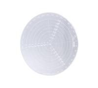 Yardenfun Outil de Recherche de Centre pour Tour à Bois Diamètre 20 CM en Acrylique Transparent Épaisseur 5 MM Compas de Menuiserie Précis pour Tournage de Bols et Dessin de Cercles Outil