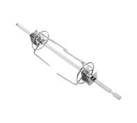 Yardenfun Panier De Rôtissoire Acier Inoxydable pour Dinde Barbecue Four Cage à Brochettes Rotative pour Friteuse à De Rangement