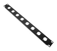 Yardenfun Panneau de Brassage Rack Audio 8 Ports 1u, Gestion de Câbles
