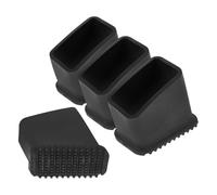 Yardenfun Patins Antidérapants pour Échelles Pliantes en Plastique Accessoires de Rechange 4 Pièces Embouts Noirs 2X4 CM Protection Pieds D’Échelle pour Sécurité et Stabilité Intérieure