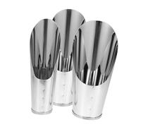 Yardenfun Pelle à Terre en Acier Inoxydable pour Jardinage De Plantes Succulentes Et Bonsaï, Lot De 3 Pelles Métal, Outil De Jardin Polyvalent pour Plantation Et Transplantation