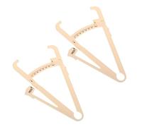 Yardenfun Pied à Coulisse Portable De Mesure De Graisse Corporelle 2 Pièces Beige Cm, Outil Précis D’épaisseur Cutanée Pour Hommes Femmes, Analyseur Corporel Santé Fitness