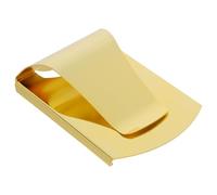 Yardenfun Pince à Billets en Acier Inoxydable Doré Porte-Cartes Métal Fin Petite Pince à Billets Compacte pour Portefeuille Accessoire Unisexe Usage Professionnel et Quotidien
