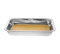 Yardenfun Plateau de Dissection en Acier Inoxydable Petit Plaque Métallique pour Laboratoire de Biologie Plateau à Cire Polyvalent pour Expériences et Enseignement Scientifique