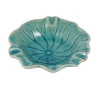 Yardenfun Plateau Porcelaine pour Huiles Essentielles Bleu Assiette Daromathérapie Multifonctions pour Diffusion et Stockage Adapté Spa et Maison