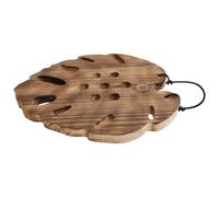 Yardenfun Platycerium Mounting Board Bois Panneau Mural Hexagonal Élégant pour Orchidées et Plantes Suspendues Support Vertical Décoratif pour Jardin Intérieur et Bureau