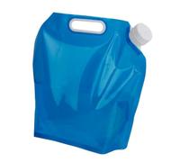 Yardenfun Poche à Eau Pliable 10l en PE Poignée et Large Bouchon pour Camping, Randonnée et Barbecue, Facile à Transporter et Stockage Pratique