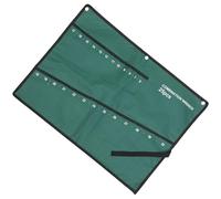 Yardenfun Pochette de Rangement Suspendue pour Électricien Emplacements Multifonction Organiseur Rouleau Résistant en Toile Oxford Bleu