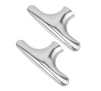 Yardenfun Poignée de Porte pour Buffet en Acier Inoxydable Brossé, 2 Pièces, Résistante la Rouille Design Ergonomique, pour Diverses Occasions de Buffet