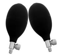 Yardenfun Poire à Pression Manuelle Valve de Décharge Lot de 2 Pompe à Gonflage en PVC Utilisation à Confort Ergonomique pour Test de Pression