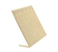 Yardenfun Présentoir à Colliers En Tissu Velours, Petit Format, Support Pliable En Carton Robuste, Organisé Et Protecteur, Pour Exposition Bijouterie Et Usage Personnel