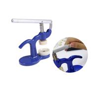 Yardenfun Presse D'horloger Professionnelle pour Montre, Outil de Réparation Solide en Plastique, Décapsuleur de Montre, Accessoire Précis pour Atelier Horloger à Domicile, Bleu Compact