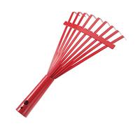 Yardenfun Râteau à Feuilles Mortes sans Manche Outil de Jardinage Compact Râteau en Acier Robuste Nettoyage Facile des Débris