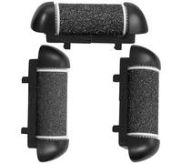 Yardenfun Rouleau de Râpe à Pied en ABS Noir Lot de 3 Pièces pour Pédicure Électrique et Traitement Doux des Pieds à