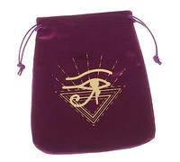 Yardenfun Sac à Bijoux Velours Épais Avec Cordon De Serrage Pochette De Rangement Pour Cartes Tarot Et Objets Précieux Design Rune Décoratif Léger Et Pratique Pour Jeux Et Sorcellerie