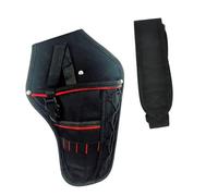 Yardenfun Sacoche de Portable pour Clé Électrique Pochette Oxford Résistante et Imperméable pour Outils Ceinture Épaissie Confortable Poche Utilitaire pour Électricien Noir