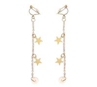 Yardenfun Sangles Anti-Perte pour Écouteurs sans Fil en Acier Titane, Boucles d'oreilles Pendantes Chic, Lot 1 Paire, Décoration D’Oreilles, Accessoires Audio Sécurisés pour Usage Quotidien