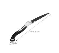 Yardenfun Scie Pliante de Jardin Acier Lame Triple Coupe pour Élagage et Poignée Antidérapante Confortable Résistante à Eau Outil Pratique pour Couper et Branches