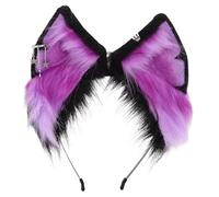 Yardenfun Serre-tête Oreilles de Renard Fourrure Douce Accessoire Fait Main Réaliste pour Cosplay Fêtes et Déguisements Bandeau Confortable pour Filles et Adultes