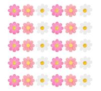 Yardenfun Serviettes en Papier Daisy à Motifs Marguerites 60 Pièces Serviettes Fleuries Décoratives pour Goûter Mariage Fête et Pique-Niques