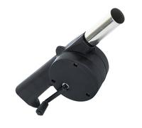 Yardenfun Souffleur De Barbecue à Manivelle Soufflet De Cheminée Équipement De Cuisine Extérieur pour Barbecue Camping Grillades Randonnée Pique-