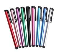 Yardenfun Stylet Capacitif pour Écran Tactile Créatif 30 Pièces pour Téléphone Et Tablette, Usage Quotidien, Léger Et Fin, Couleurs Variées