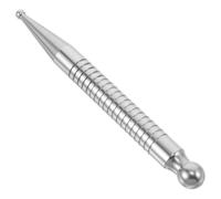 Yardenfun Stylo de Massage par Acupression en Inox L Taille, Bâtonnet Multifonction pour Réflexologie Faciale, Massage des Yeux et Pieds, Outil Précis pour Points de Déclenchement, Portable