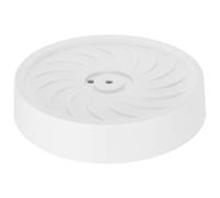 Yardenfun Support à Plantes à roulettes - Plateau Rond de 22 cm de diamètre intérieur avec roulettes et Canal de Drainage - Support Robuste pour Plantes d'intérieur et d'extérieur,