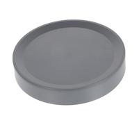 Yardenfun Support à Pots roulettes Universelles Soucoupe Ronde 26 Cm Plastique Solide Gris Foncé Plateau Mobile pour Plantes Utilisation Maison et Jardin