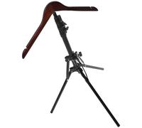 Yardenfun Support de Défroisseur Vapeur Cintre D'exposition Pliable et Réglable en Fer et Bois, Portant pour Vêtements Portable pour Organiser Vêtements à Domicile