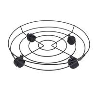 Yardenfun Support de Pot de Fleurs Robuste avec Poulie Rack Mobile pour Plantes Pot Jusqu à Base Fer avec Cadre pour Déplacer Facilement Grands Jardinières Intérieur et Extérieur