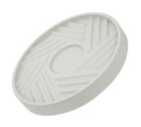 Yardenfun Support Pot Rond Mobile avec roulettes Plateau Drainage pour Jardinière Base Robuste Compatible Plantes Intérieur Extérieur Balcon