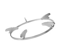 Yardenfun Support Pour Wok à Gaz En Fonte Antidérapant, Anneau De Support Stable Pour Cuisinière à Gaz Encastrée Table, Accessoire La Cuisine Solide En Fer -