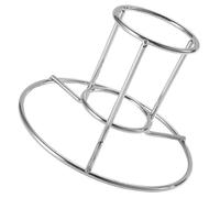 Yardenfun Support Rôtissoire Poulet Acier Inoxydable Porte-Dinde Vertical Portable pour Barbecue et Camping Rack Grill pour Ailes et Cuisses Accessoire Fumoir Pratique