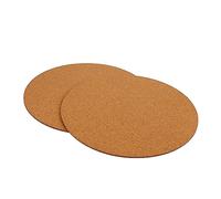 Yardenfun Tapis De Plante en Liège Rond 300mm 2pcs Dessous De Verre pour Pots De Fleurs Résistant à La Chaleur pour Intérieur Et Extérieur Protection des Surfaces Écologique Et Personnalisable