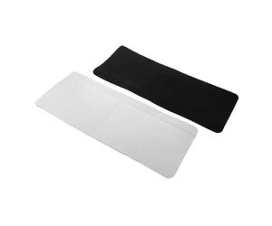 Yardenfun Tapis D'escalier Antidérapant Design Moderne et Élégant Noir en Polyester 2pcs Installation Facile sans Colle, Forme Rectangulaire pour Protection Intérieure des Marches