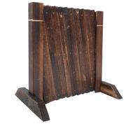 Yardenfun Tenture Murale Extensible en Treillis De Bois Marron Portail Rétractable Décoration Extérieure