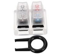 Yardenfun Testeur de Commutateur de Clavier Mécanique Compact avec Base Outil de Test Premium pour Axes Cherry Noir Rouge Thé et Portable Couleur Aléatoire Couleur Aléatoire