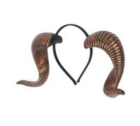Yardenfun -tête Bélier Corne Coiffe Mouton Pour Cosplay Accessoire Cheveux Pour Fête Halloween Ajustement Flexible Et Doux