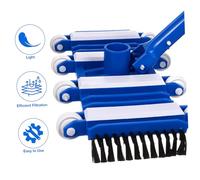 Yardenfun Tête D'aspirateur De Piscine 14 Brosse Et Roues Nettoyage pour Et Étangs Accessoire Flexible Et Pratique Élimine Feuilles Et Débris Équipement De Nettoyage De Professionnel