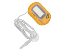 Yardenfun Thermomètre Numérique Étanche Mini pour Aquarium et Terrarium Capteur Haute Précision Affichage Compact et Compatible Usage Intérieur et Extérieur Jaune