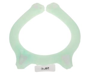 Yardenfun Tour de Cou Rafraîchissant Réutilisable 28 Degrés Vert, Tube de Refroidissement Léger et Confortable, Enveloppement Froid pour Soulagement Thermique Été, Refroidisseur Portable