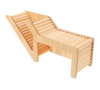 Yardenfun Tunnel pour Hamster Cachette Naturelle en Bois Solide pour Espace de Vie des Petits Animaux avec Conception Souterraine