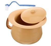 Yardenfun Urinoir Portable avec Couvercle Potty Unisexe pour Garçon Fille et Adultes Urinal de Camping Seau à Urine et Facile à Transporter pour Maison Urgences