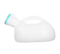 Yardenfun Urinoir Portable Plastique pour Hommes avec Couvercle et Réutilisable Urinoir de Voyage Pratique pour Voiture Aide Quotidienne pour Patients et Personnes Âgées Blanc